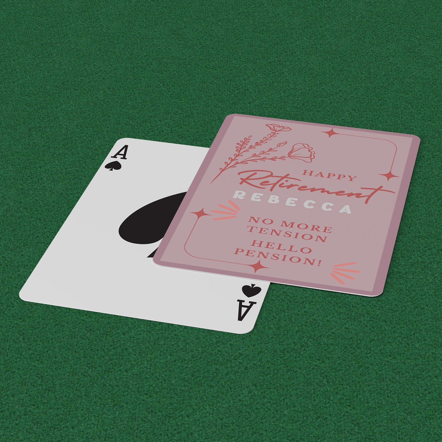 Playing Cards Retirement Design 4