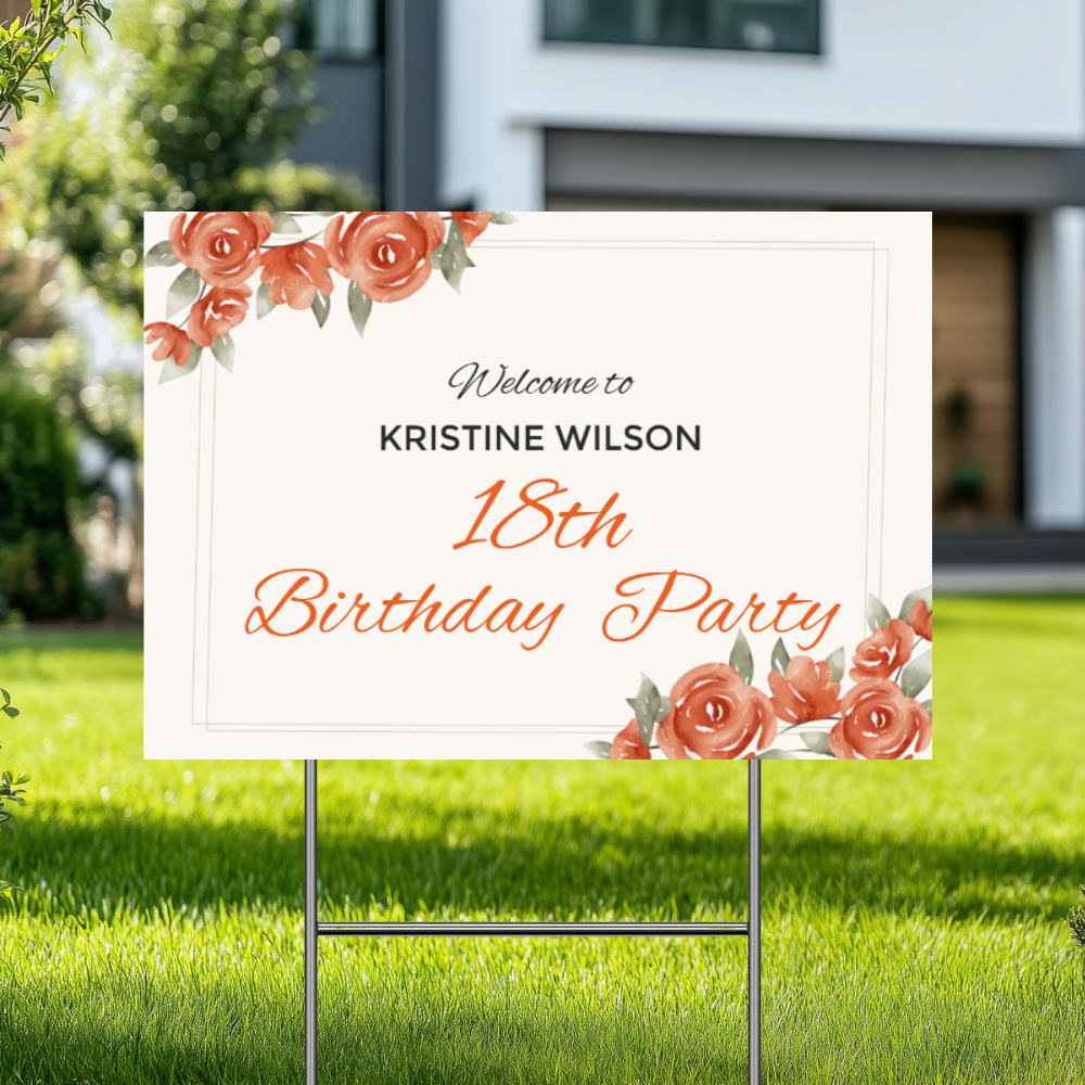 YARD SIGN 18x24 RETIREMENT DESIGN 5