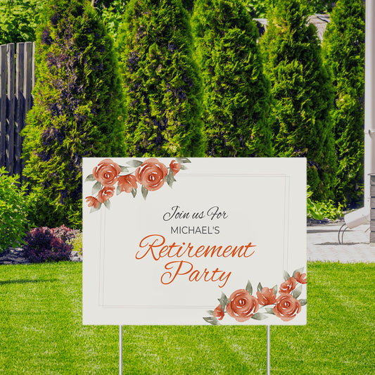 YARD SIGN 24x36 RETIREMENT DESIGN 5