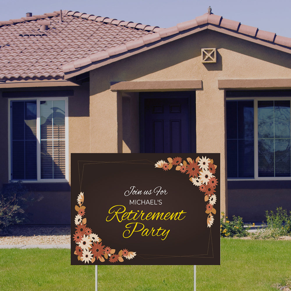 YARD SIGN 24x36 RETIREMENT DESIGN 6