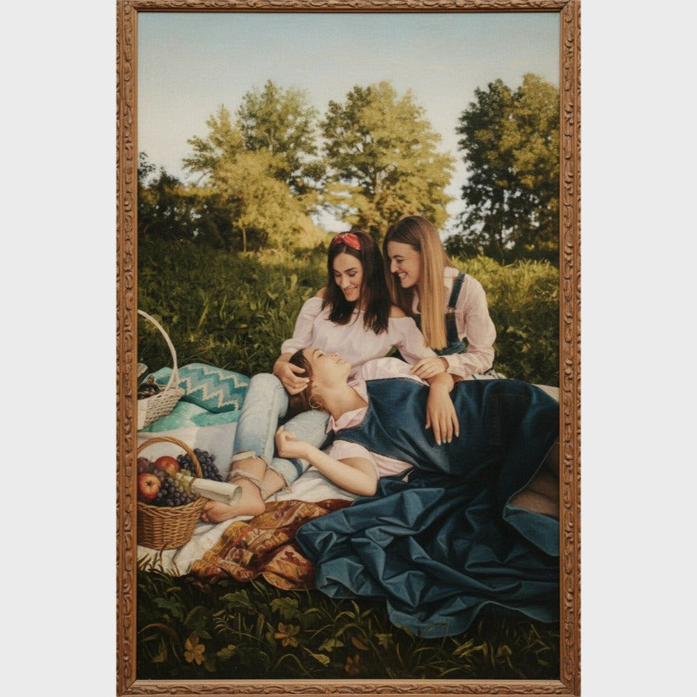 CANVAS 24x36 UPLOAD PORTRAIT (Renaissance Painting Style)