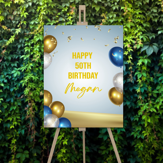 FOAM BOARD 18X24 BIRTHDAY DESIGN #12