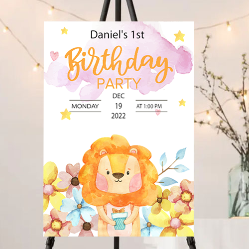 FOAM BOARD 24X36 BIRTHDAY DESIGN #1