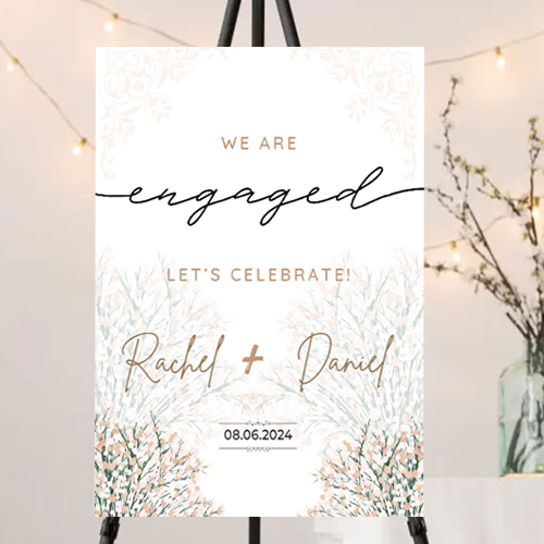 FOAM BOARD 24X36 ENGAGEMENT DESIGN #5