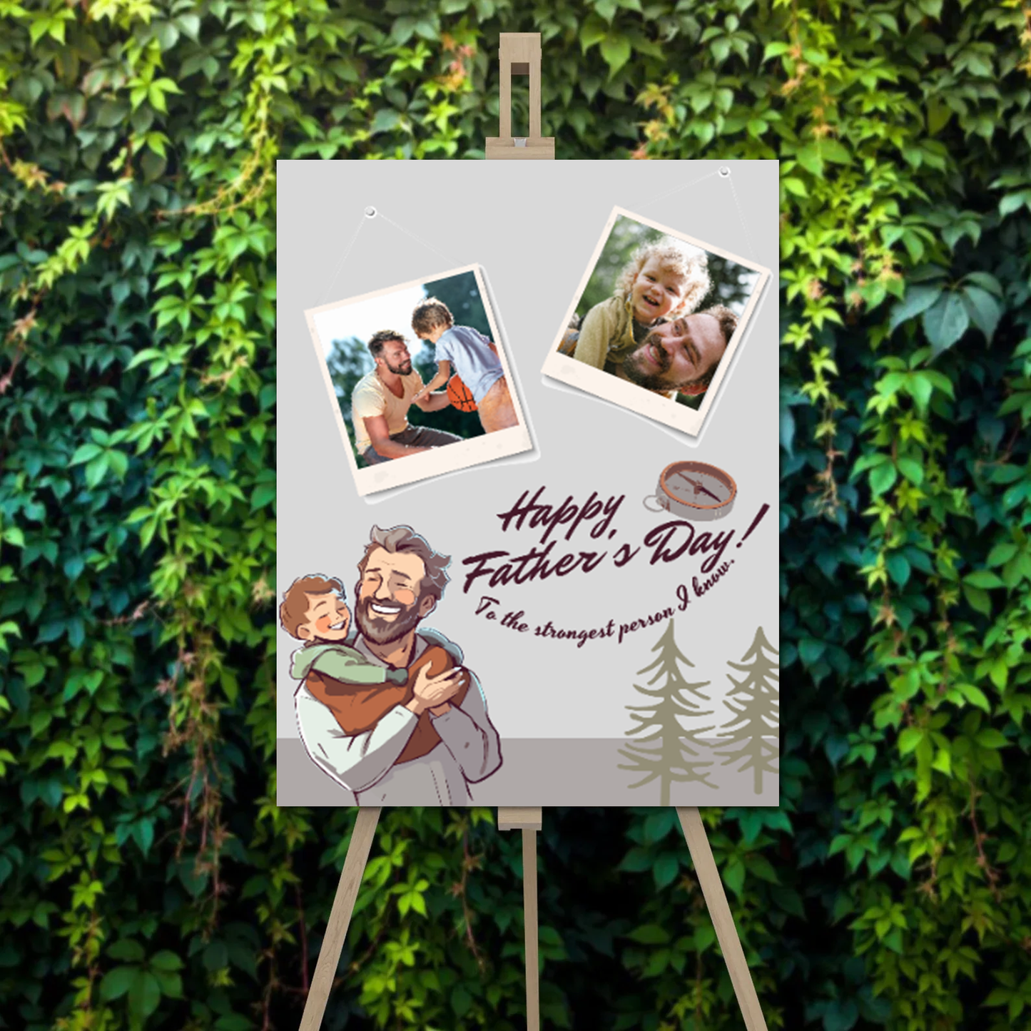 FOAM BOARD 18x24 FATHER'S DAY DESIGN 7