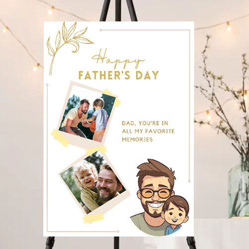 FOAM BOARD 24x36 FATHER'S DAY DESIGN 6