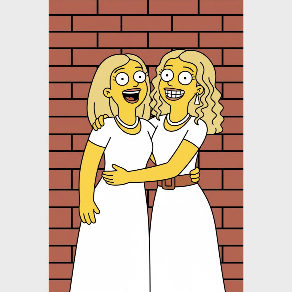 CANVAS 24x36 UPLOAD PORTRAIT (Simpsons Style)