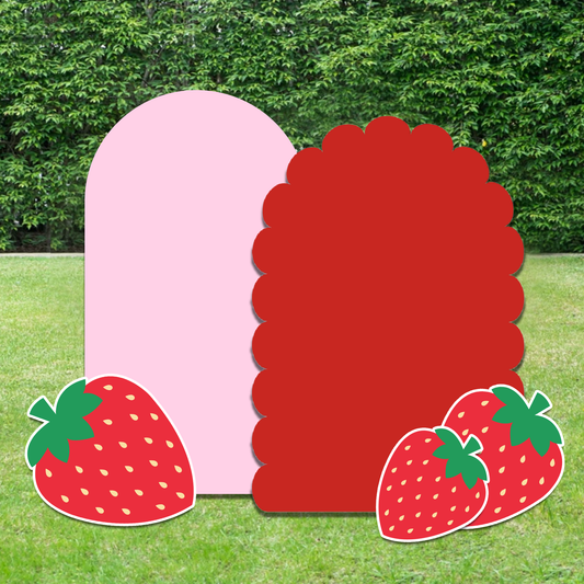 TWO SWEET STRAWBERRY CORRUGATED