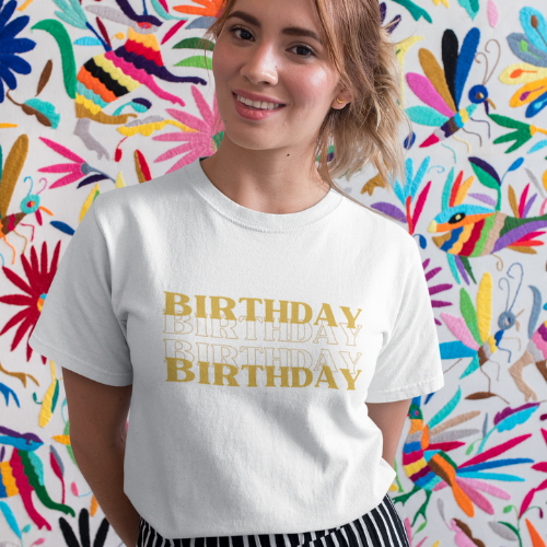 Unisex Jersey Short Sleeve Tee Birthday Design 4