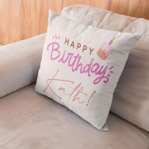 PILLOW HAPPY BIRTHDAY DESIGN #5