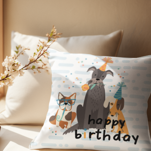 Pillow Happy Birthday Design 14