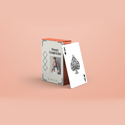 Playing Cards Father's day Design 4