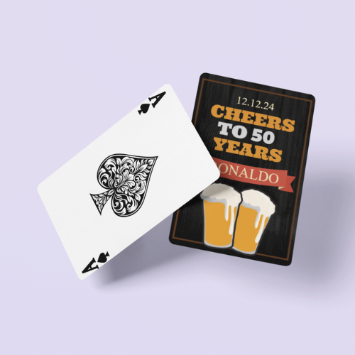 PLAYING CARDS BIRTHDAY DESIGN #2