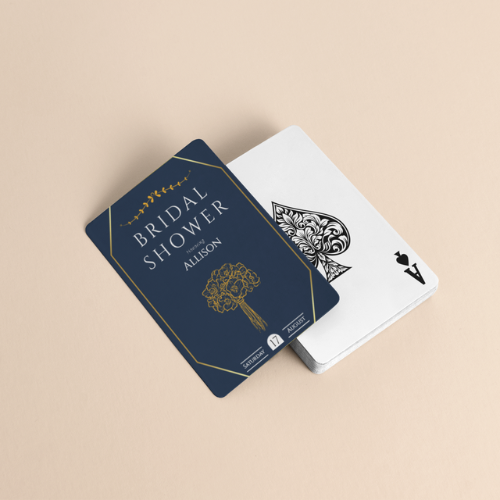 PLAYING CARDS BRIDAL DESIGN #3