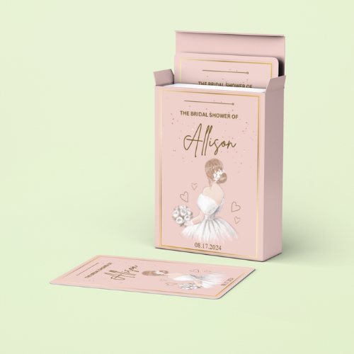 PLAYING CARDS BRIDAL DESIGN #4