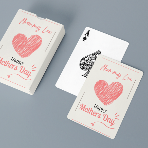 Playing Cards Mother's day Design 3