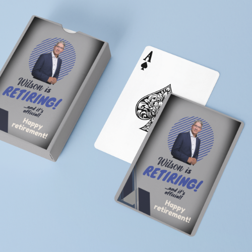 Playing Cards Retirement Design 3