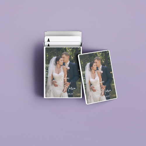 PLAYING CARDS WEDDING DESIGN #1