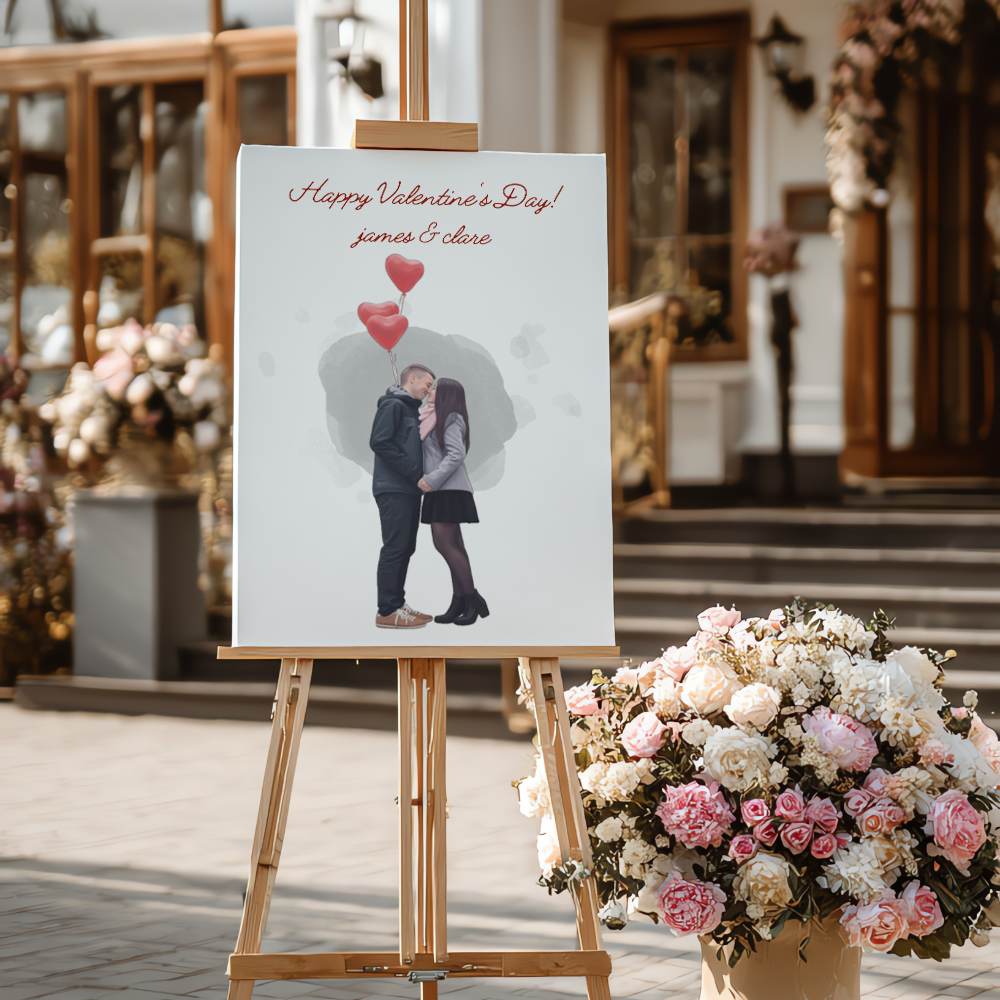 Personalize Valentines Foam Board 2