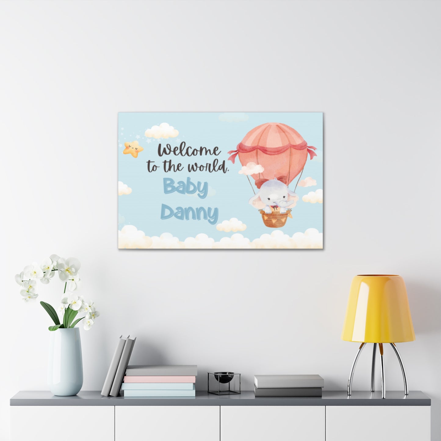CANVAS 24x36 WELCOME BABY DESIGN 8