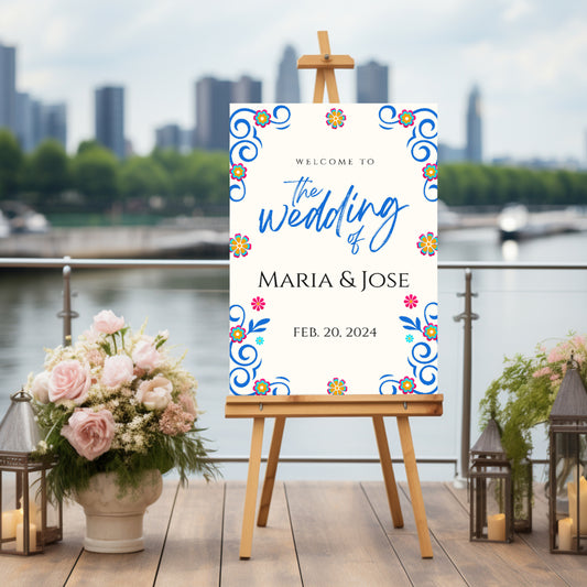 FOAM BOARD 24X36 WEDDING DESIGN #7