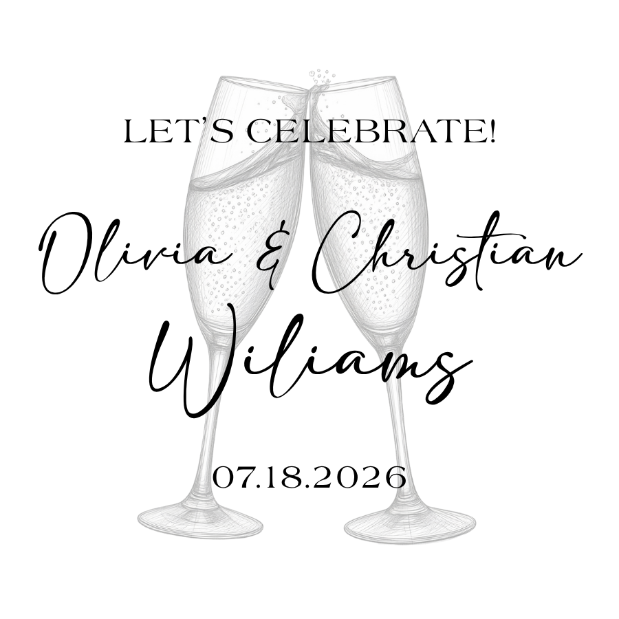 Personalized Rounded Square Wedding Coasters 4