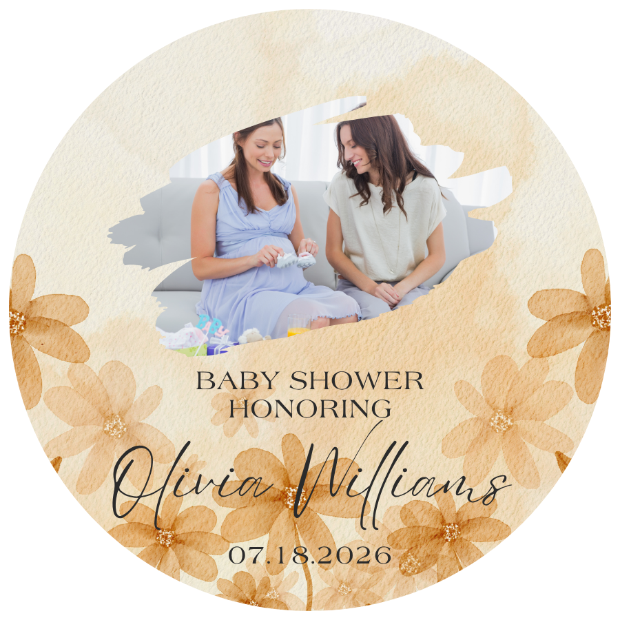 Personalized Circle Wedding Coasters 6
