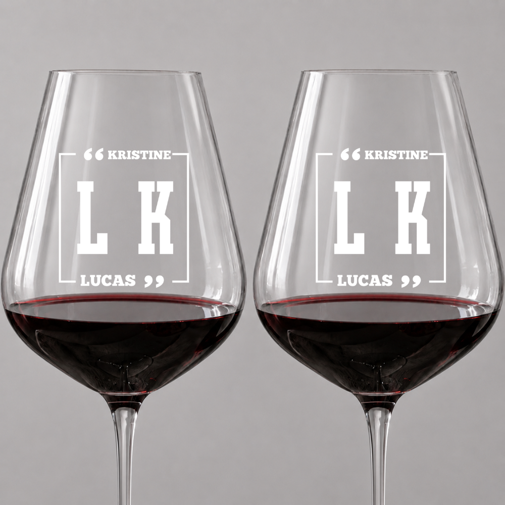 Wine Glass Personalized 12