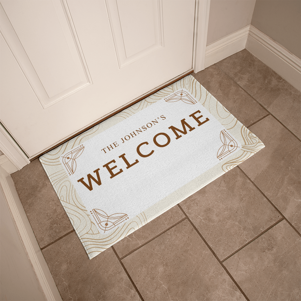 Personalized Welcome Mat