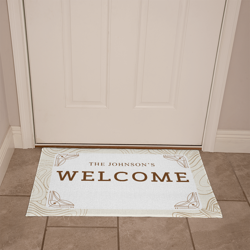 Personalized Welcome Mat