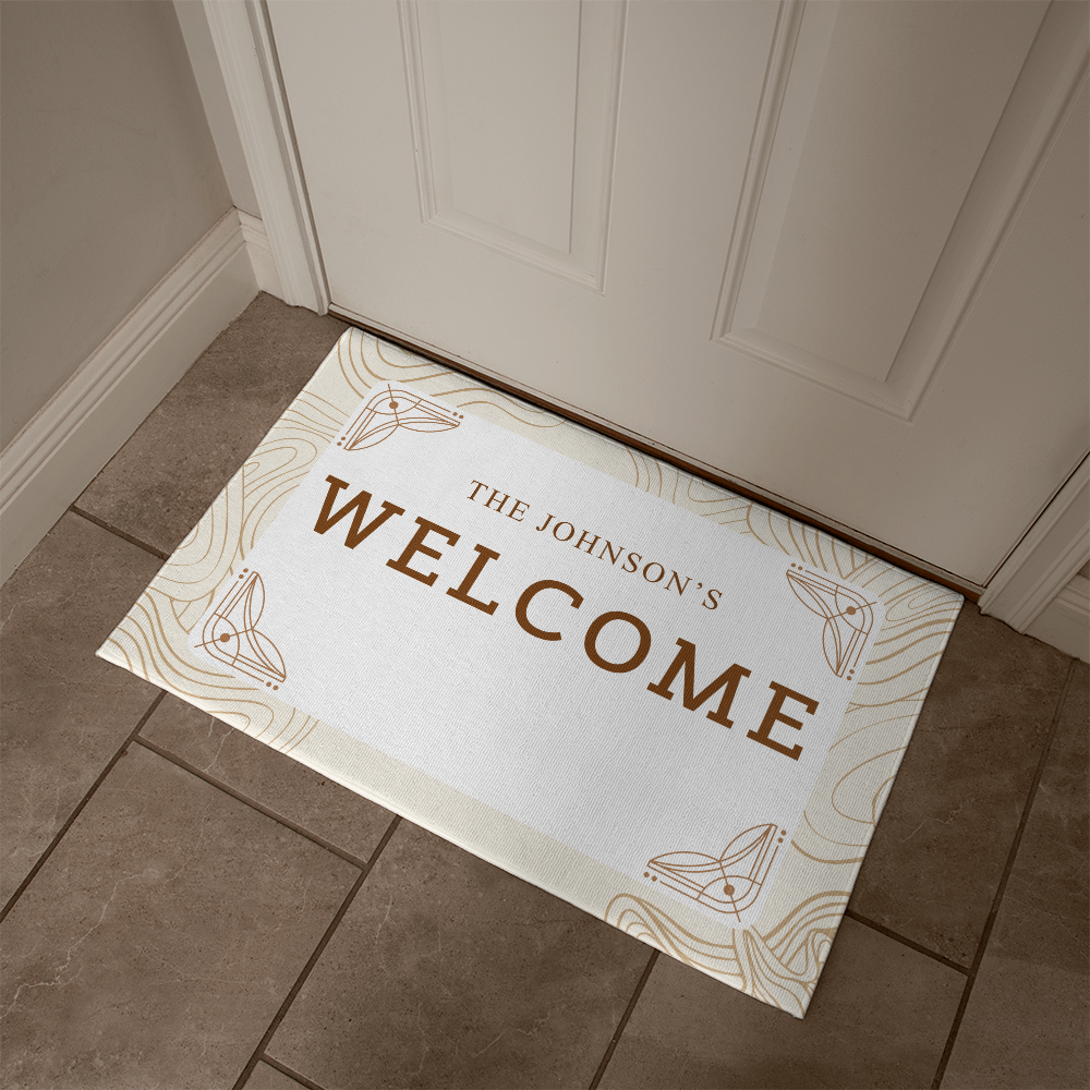 Personalized Welcome Mat
