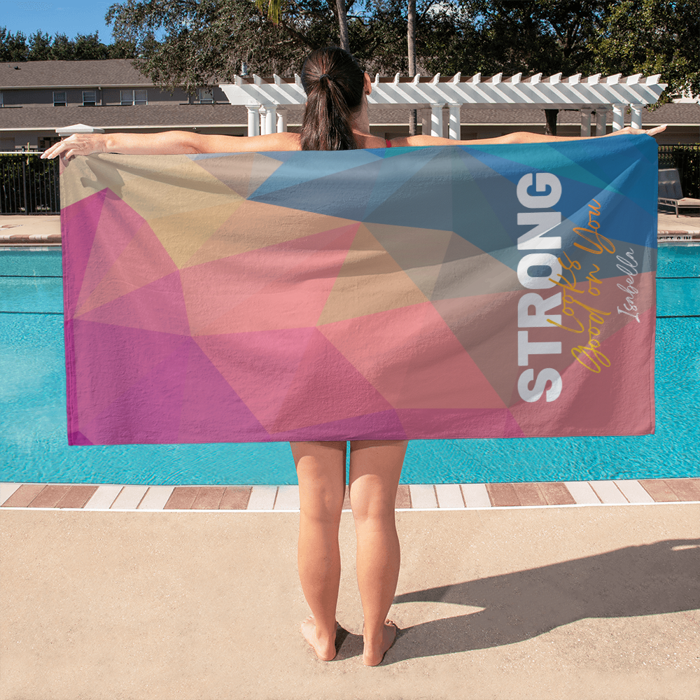 Personalized Upload Your Design Sports Towel