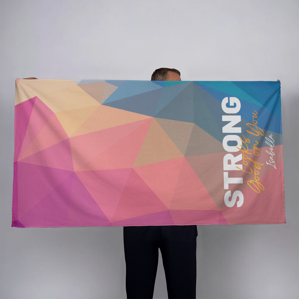 Personalized Upload Your Design Sports Towel