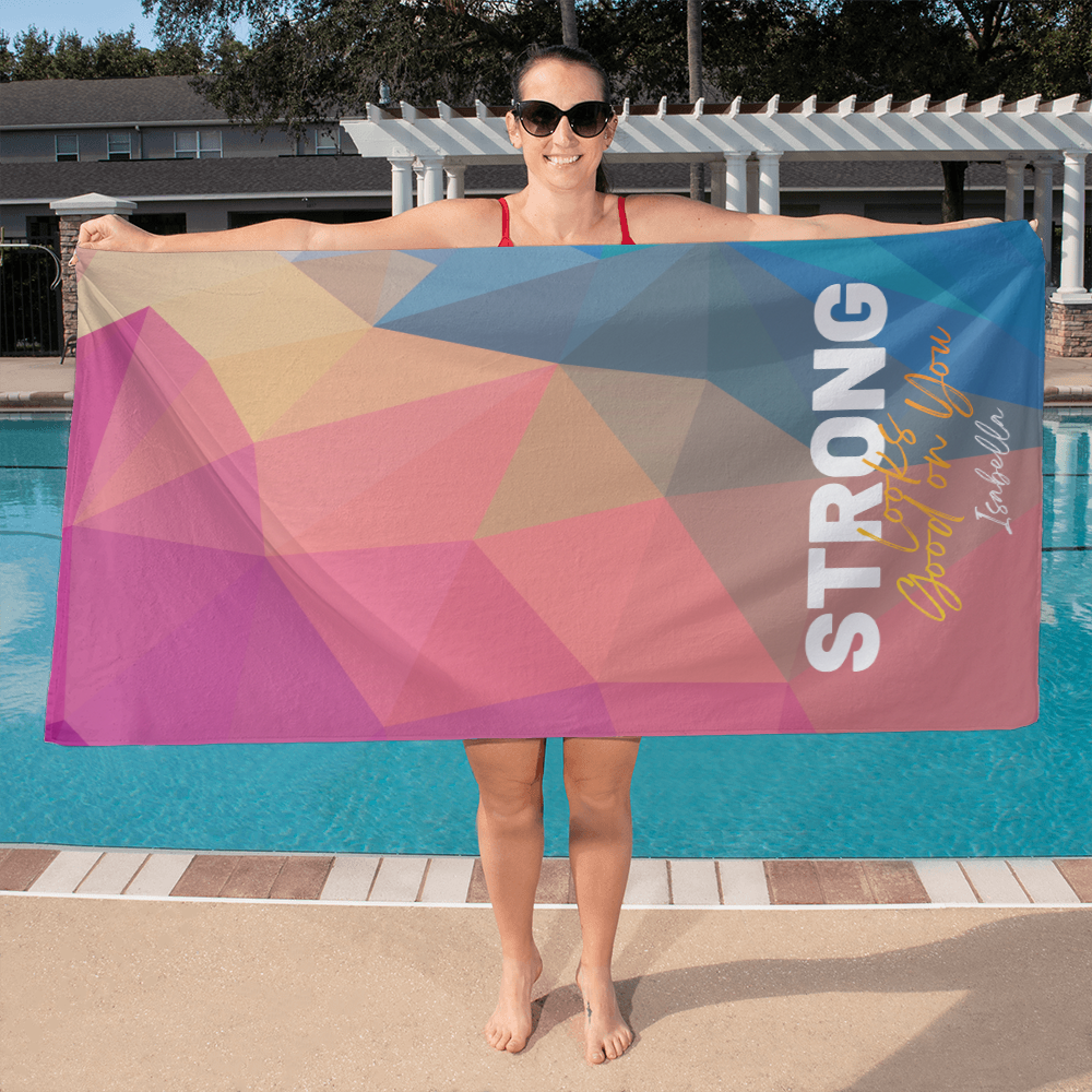 Personalized Upload Your Design Sports Towel