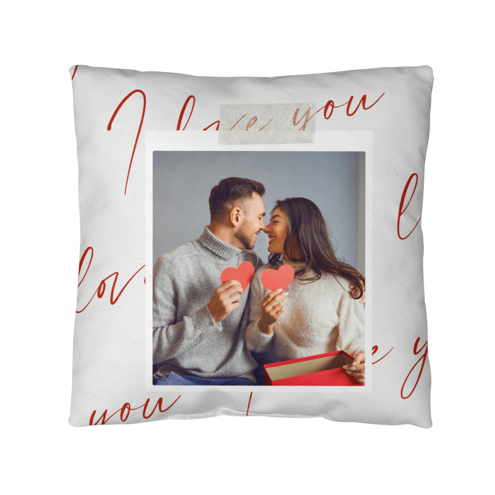Personalize Valentines Day Indoor/Outdoor Pillow  3
