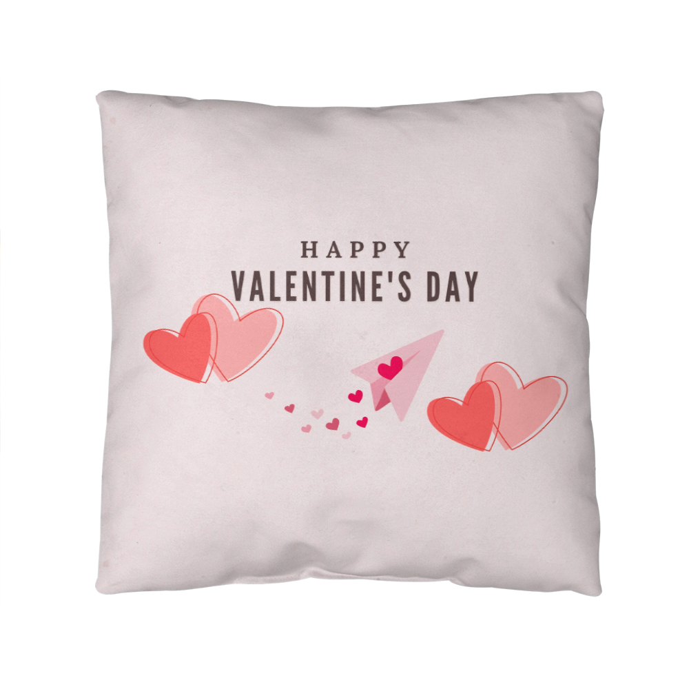 Personalize Valentines Day Indoor/Outdoor Pillow  1