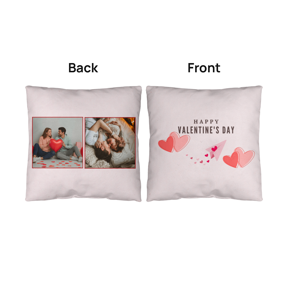 Personalize Valentines Day Indoor/Outdoor Pillow  1