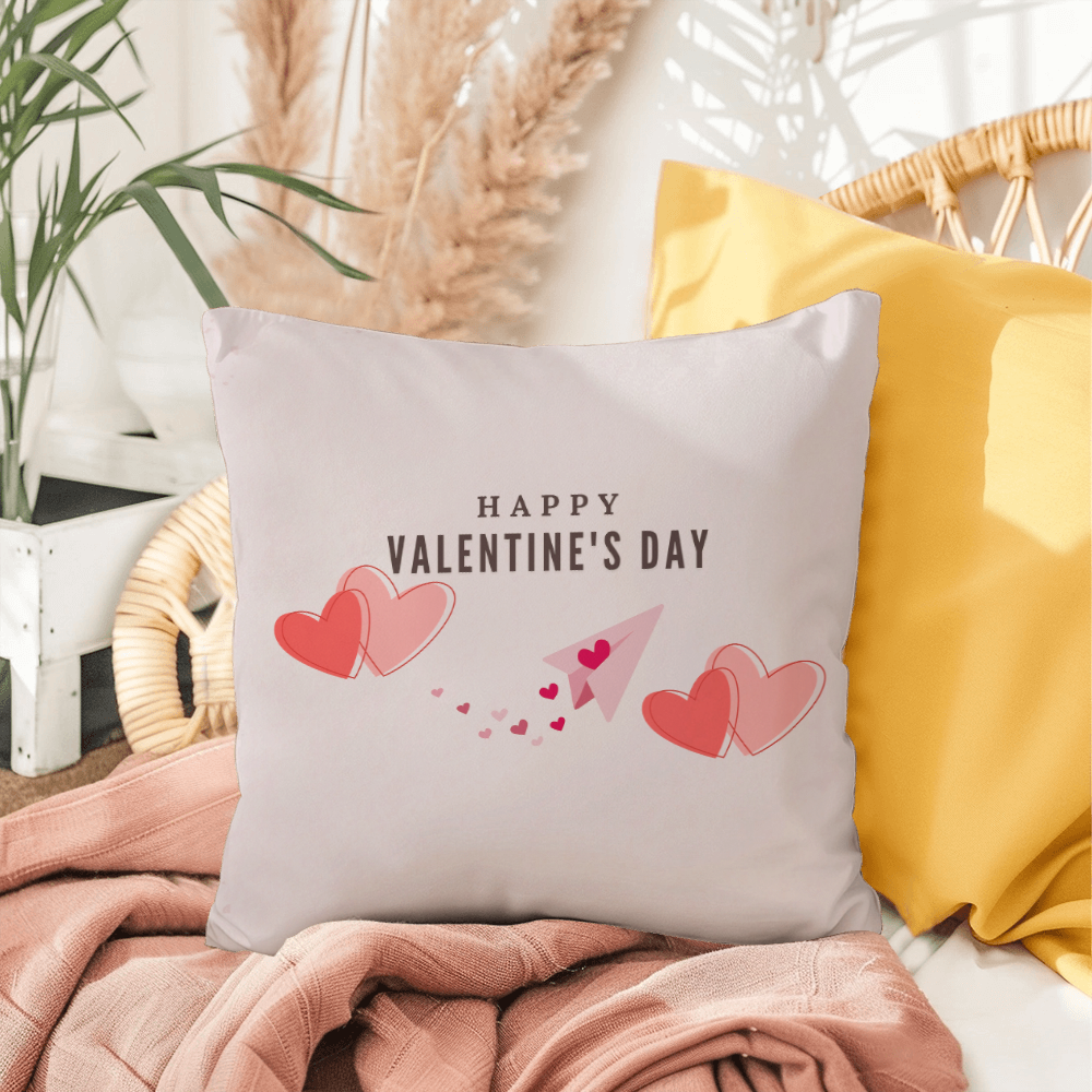 Personalize Valentines Day Indoor/Outdoor Pillow  1