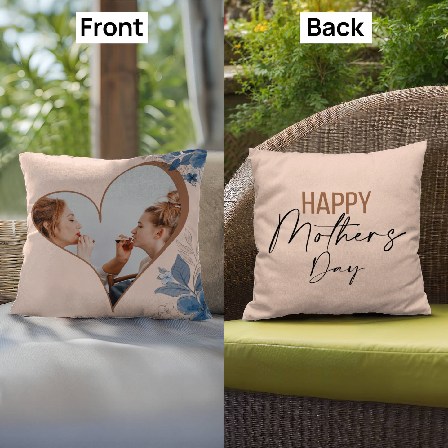 Personalize Mothers Day Indoor/Outdoor Pillow 3
