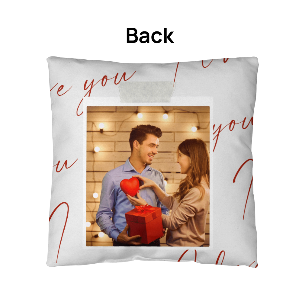 Personalize Valentines Day Indoor/Outdoor Pillow  3