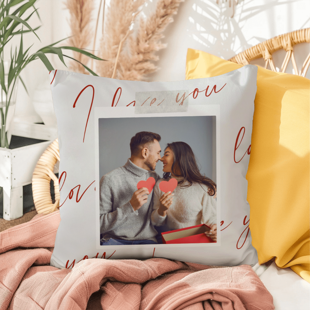 Personalize Valentines Day Indoor/Outdoor Pillow  3