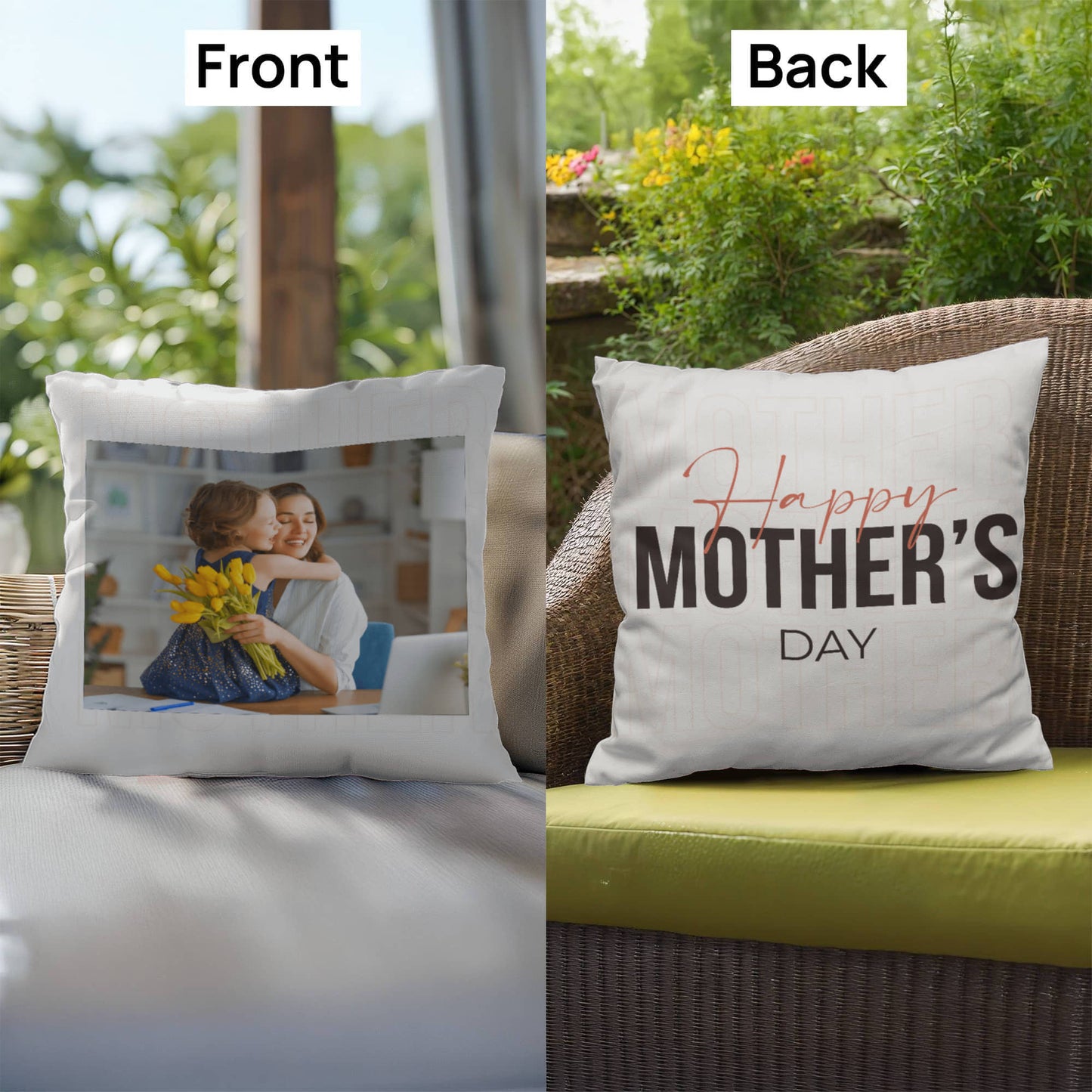 Personalize Mothers Day Indoor/Outdoor Pillow  5