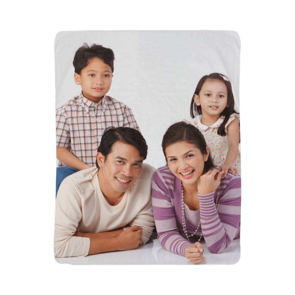 Sherpa Fleece Blanket Portrait