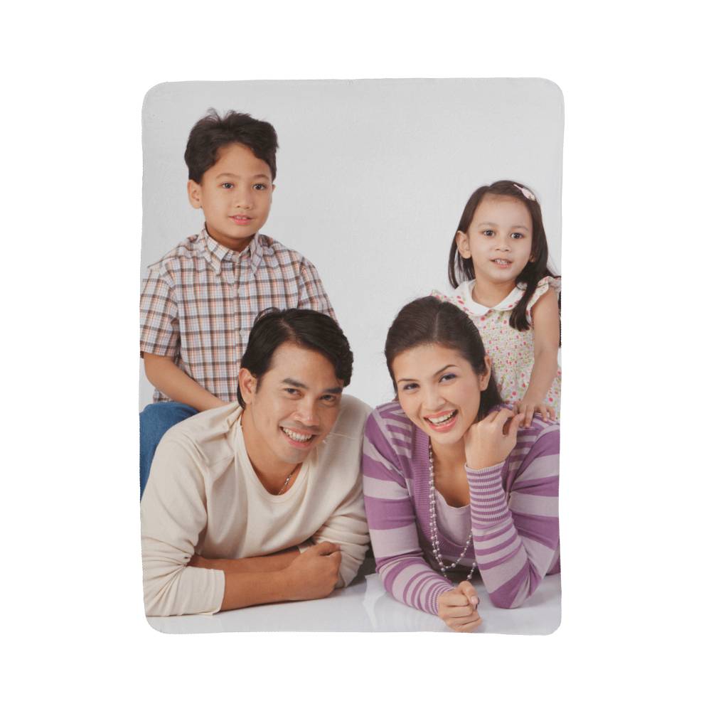Sherpa Fleece Blanket Portrait
