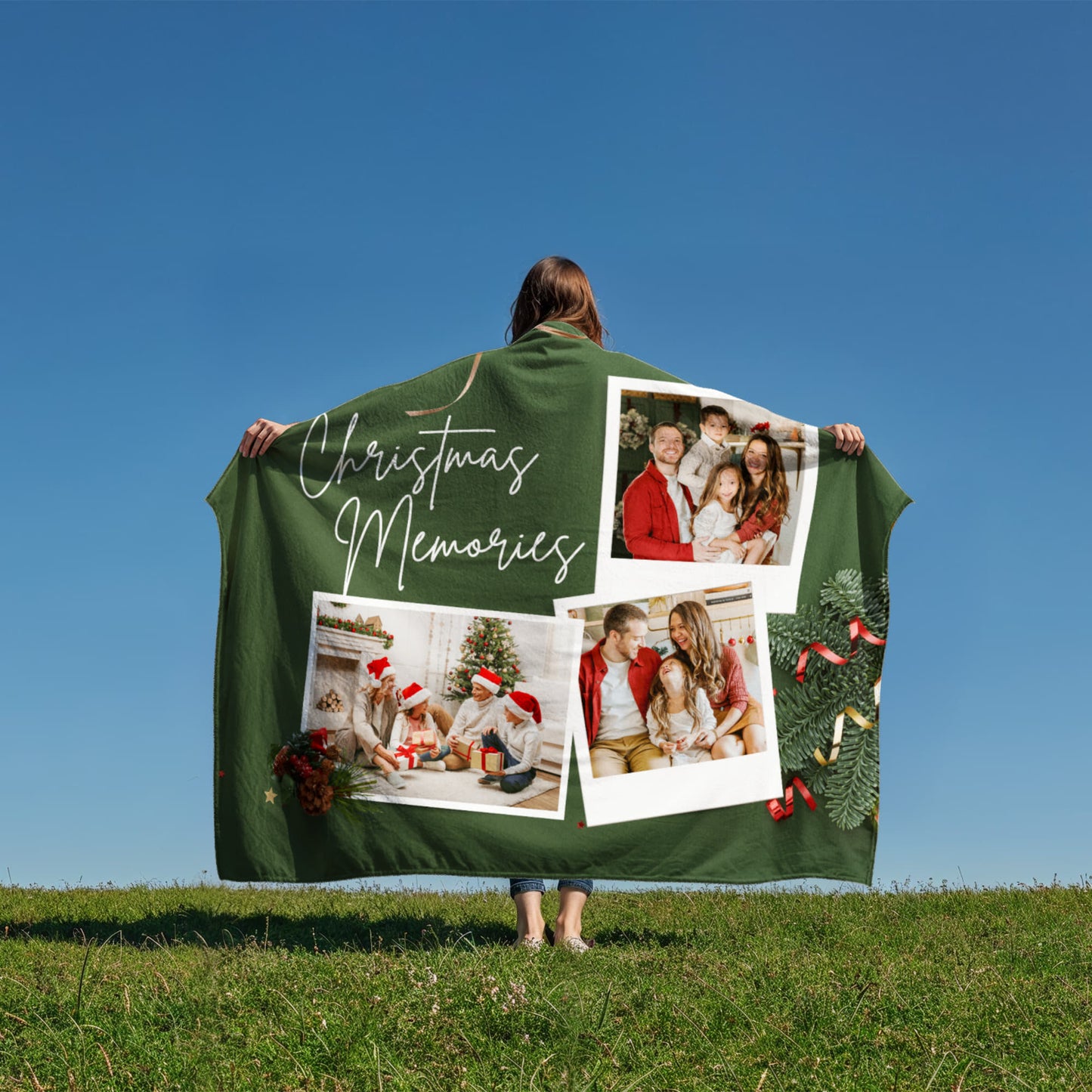 Christmas Personalized Coral Fleece Blanket 2 +