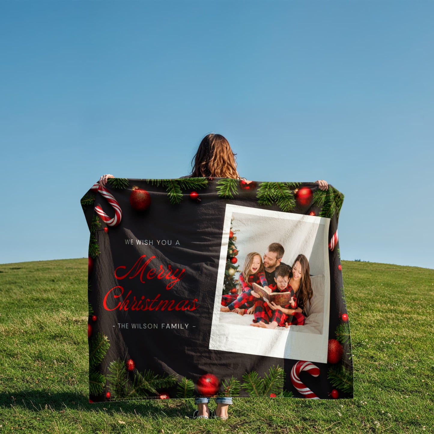 Christmas Personalized Coral Fleece Blanket 5 +