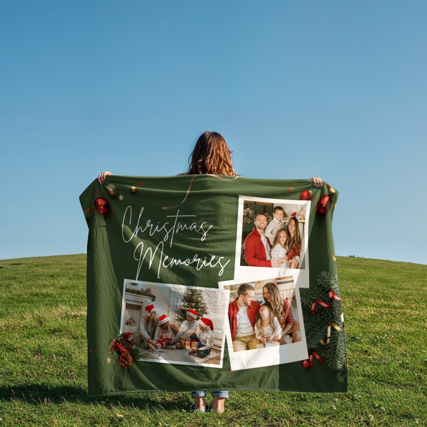 Christmas Personalized Coral Fleece Blanket 2 +