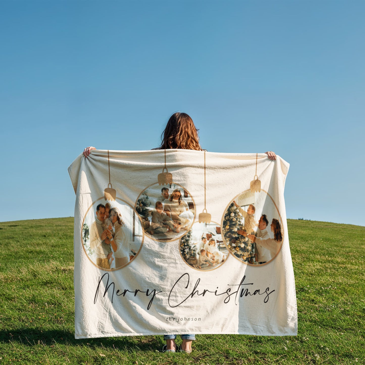 Christmas Personalized Coral Fleece Blanket 4 +