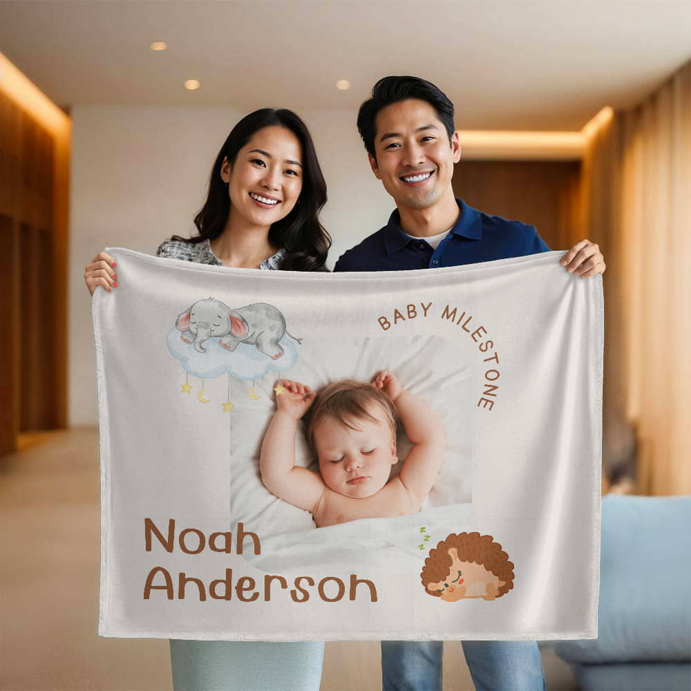 Personalized Baby Mink Touch Blanket 1 +