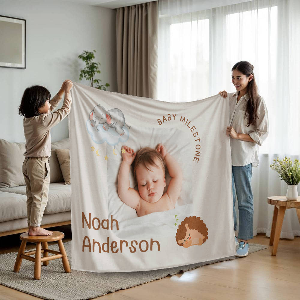 Personalized Baby Mink Touch Blanket 1 +